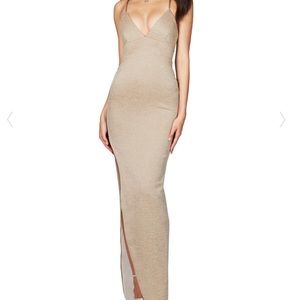 Nookie Aura Gown in Light Gold